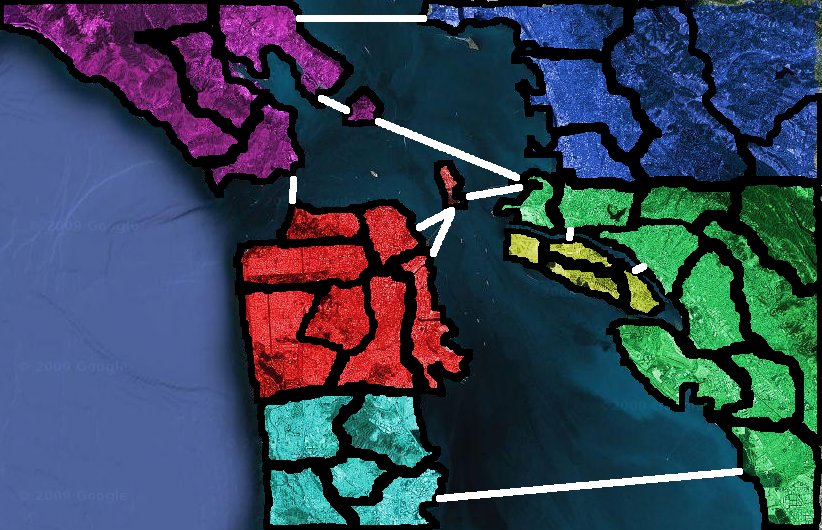 the map
